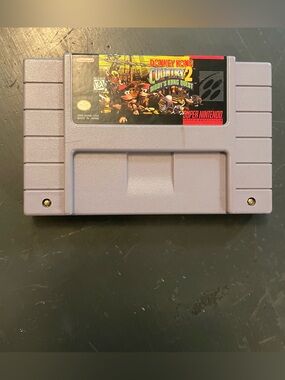 Super Nintendo Donkey Kong Country 2: Diddy's Kong Quest Game Cartridge - Gray